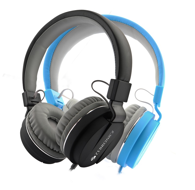 Foldable headphones from Zebronics