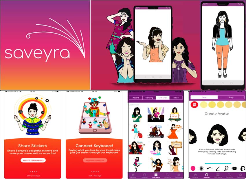 Saveyra app brings  emojis, avatars and stickers