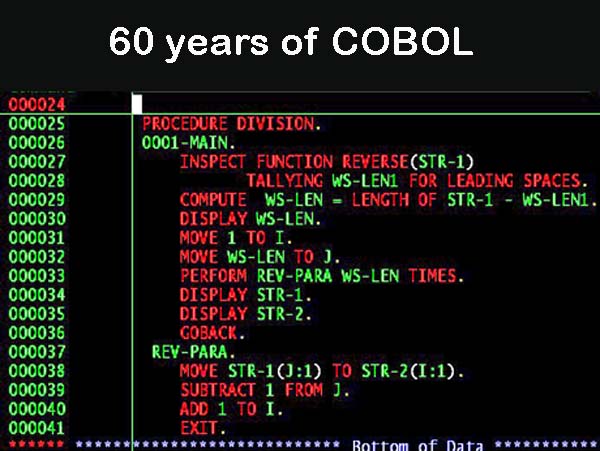 COBOL is 60 years old