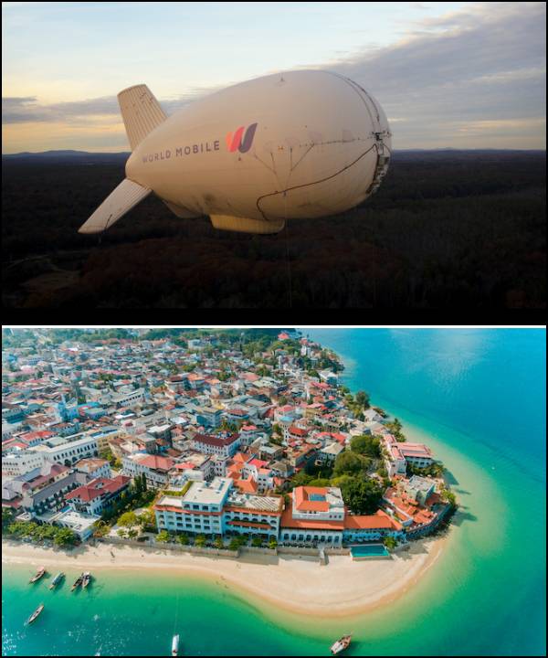 Balloon based mobile network coming  in Zanzibar