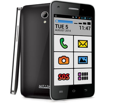 Mitashi launches a smart phone for the elderly