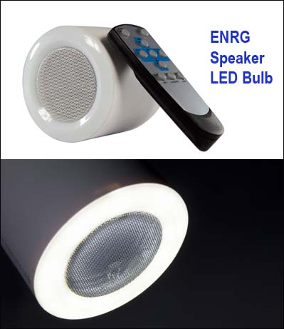 LED bulb  houses a bluetooth speaker