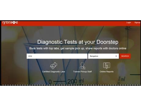 Lybrate launches   online lab test service
