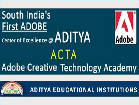 Aditya students to have the Adobe edge