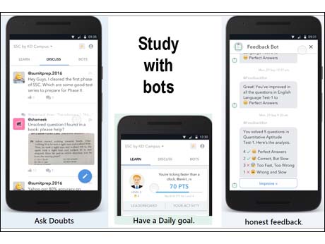 Classroom on mobile, exploits Bots