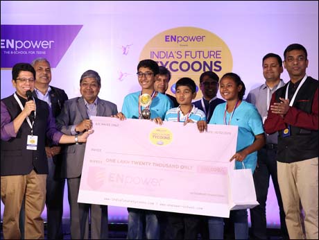 Mumbai team bags first place at India’ Future Tycoons entrepreneurship competition for school students 