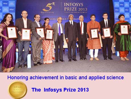 Kofi Annan joins to honor Infosys Prize winners for 2013