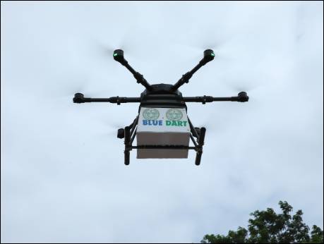  Telangana sees medical delivery via drone