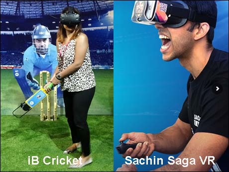 VR meets cricket