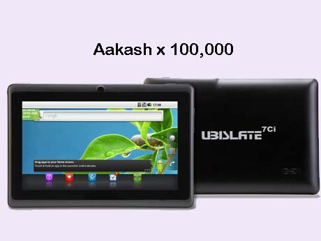Despite the adverse hype,  100,000 Aakash tabs delivered