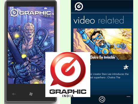 A  full house of Indian comic book superheroes -- on your Windows phone