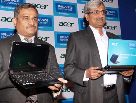 Acer, Reliance join to create a broadband-embedded Netbook for India