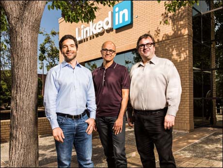 As LinkedIn moved into new premises in Bangalore, the parent company was acquired by Microsoft