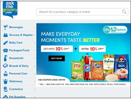 AskMe joins  hyperlocal grocery business, claims  lead