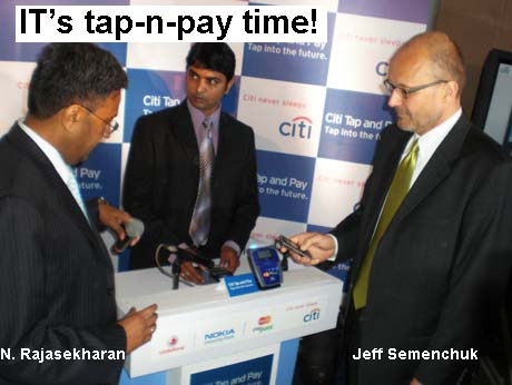 Citi  joins  mobile  and  credit card partners to launch India’s first  contactless  payment solution
