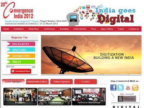 South Asia's largest ICT show, Convergence India, opens this week in Delhi