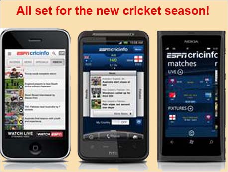 Cricinfo mobile app beefed up  for World Cup season