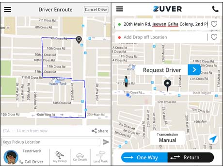 Driver -on-demand app now live in Bangalore and Pune