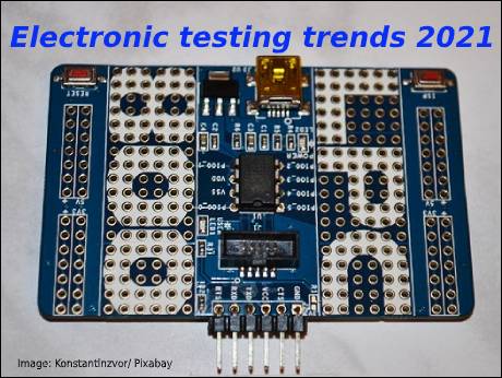 Electronic testing  leader, Keysight, suggests general trends in 2021 