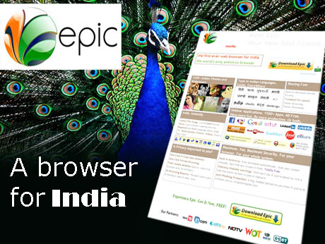 EPIC achievement! A made-in-India, for India, web browser