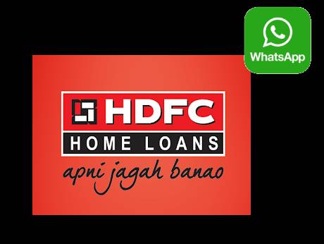 Get a HDFC home loan with a WhatsApp call
