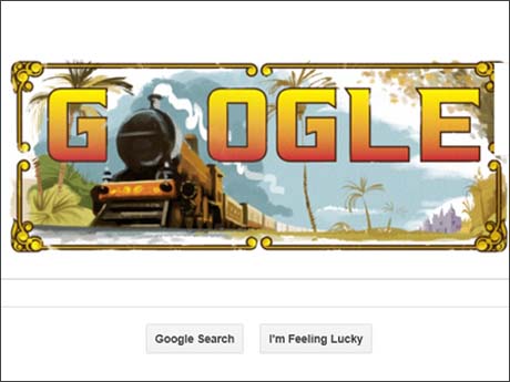 Google Doodle celebrates first Indian train journey