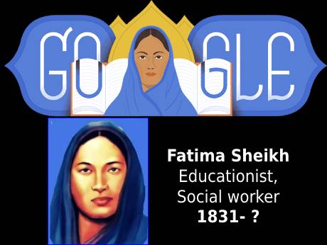 Google doodle does justice to  forgotten social reformer and teacher, Fatima Sheikh