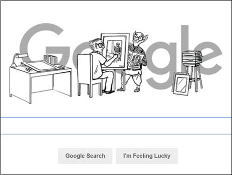 Google doodle honours Indian cartoonist  RK Laxman