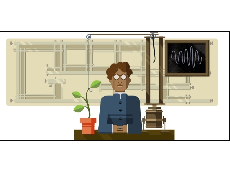 Google doodle remembers  microwaves pioneer Jagdish Chandra Bose