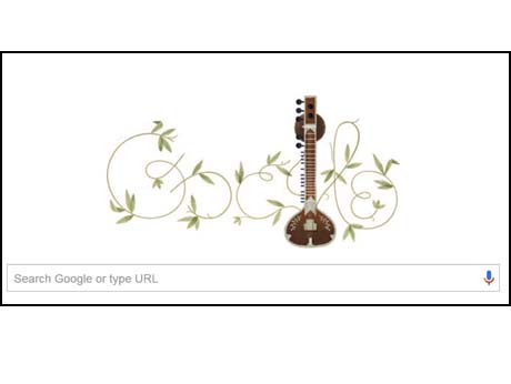 Google doodle remembers musical maestro Ravi Shankar