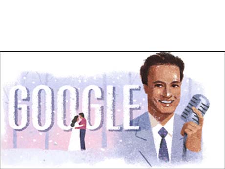 Google remembers singer Mukesh with a doodle