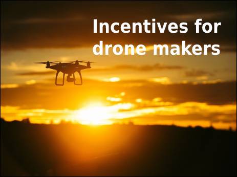 Govt offers drone industry production linked incentives