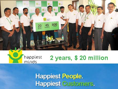 Smile time at Happiest Minds, as first annual returns hit $ 20 million