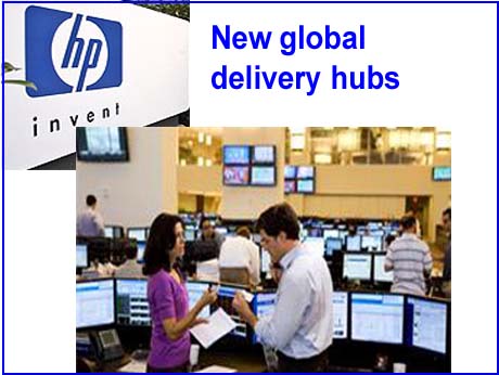India to be major delivery hub for HP