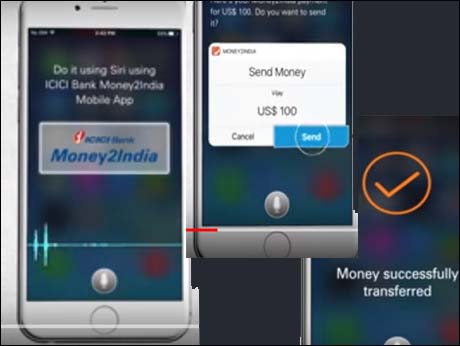 ICICI Bank leverages Siri voice bot to ease customer remittances to India
