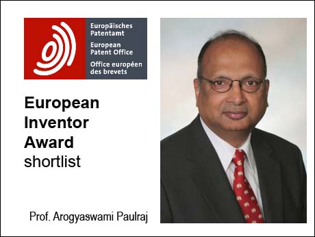 India-born, Stanford University scientist Paulraj in shortlist for European Inventor Award