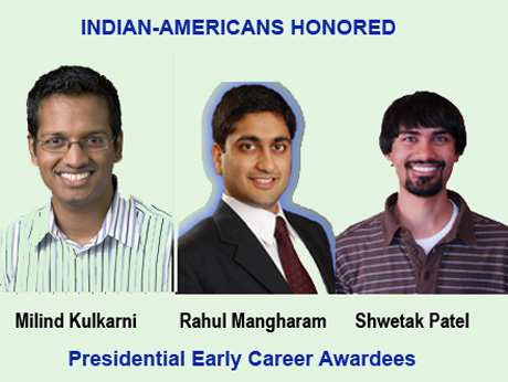 Indian-American researchers honored by US President