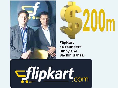 Indian e-biz leader FlipKart  gets a $ 200m infusion