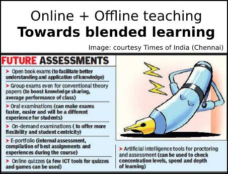 Indian government moots blend of online and offline teaching, even after Covid