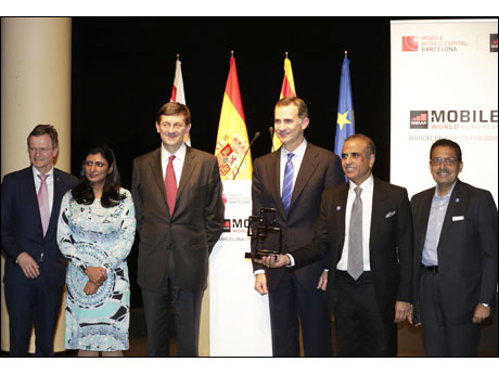 Indian mobile service providers jointly honored by GSMA