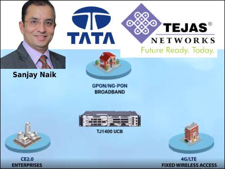 Indian networking leader, Tejas Networks, now a Tata controlled company