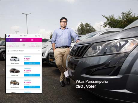 Indian self-drive car rental company, Voler,  launches app for iOS