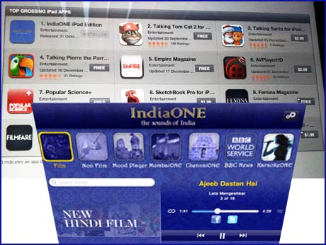 Indian  offering  tops paid iTunes entertainment apps 
