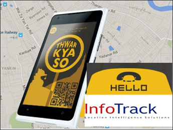 Info Track Telematics solution to fuel Myanmar radio cab service