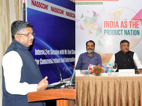 IT minister Prasad  converts maiden visit to India's  silicon capital into a panchayath