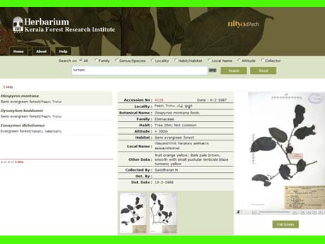 Kerala Forest Research Institute creates digital herbarium