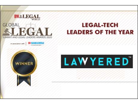 Legal tech platform, Lawyered  honoured