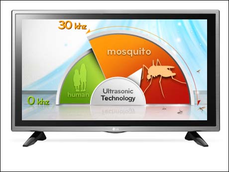 LG TV does double duty as mosquito repeller!
