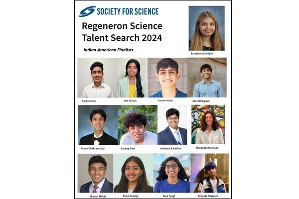 Many Indian American students among  2024 Science Talent Search finalists