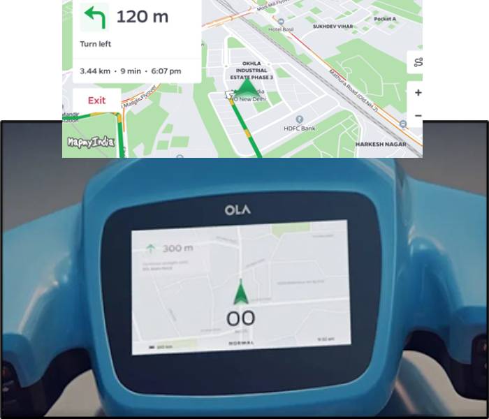 MapMyIndia powers navigation on Ola electric scooter